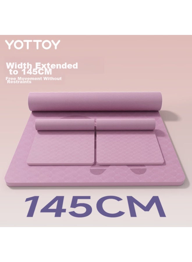 Yottoy Yoga Mat, Extra Large Double Size Thickened Wide Long Non-slip Floor Mat For Children, Home Use, Dance Practice, Fitness Mat 8mm - Image 2