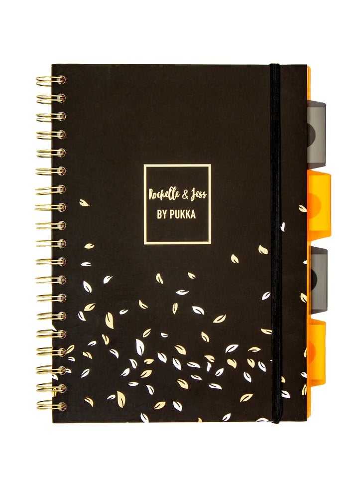 Pukka Pad B5 Size Rochelle and Jess Project Notebook With Four Divisions  - Image 1