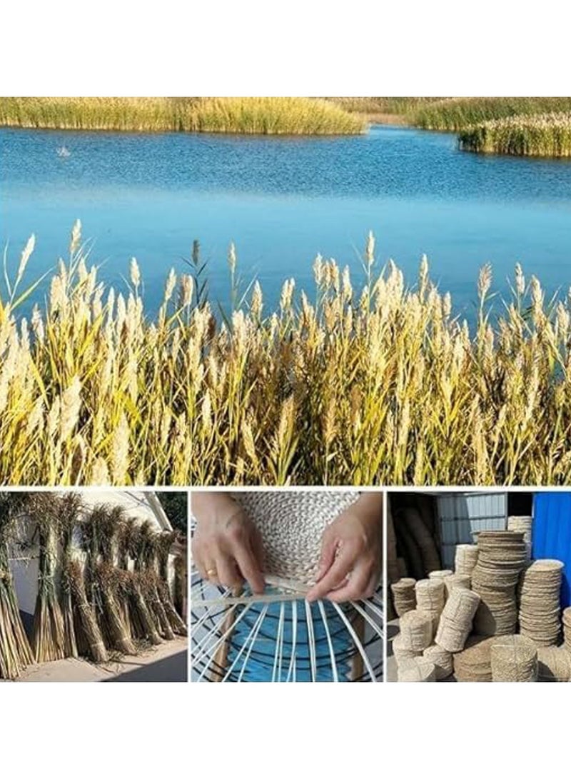 LINGWEI Sitting Cushion Round Straw Weave Handmade Floor Pouf Soft Widely Applied Flexible 45x45cm  - Image 5