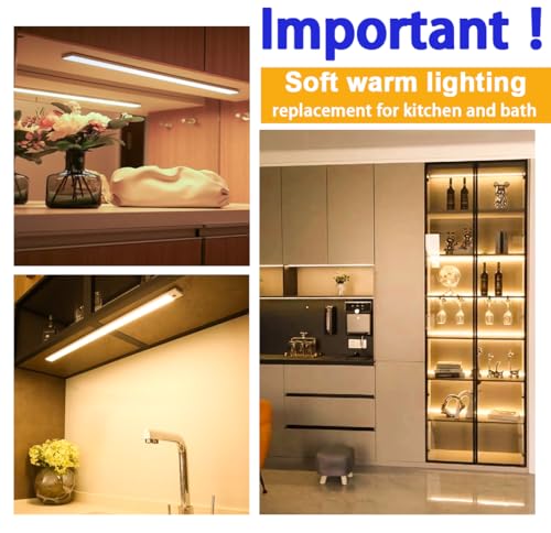 Konideke 8 Pack F8T5/WW Fluorescent Bulbs Warm White 3000K, 12 inch Under Cabinet Light Bulb, T5 8 Watt Fluorescent Tube Soft White, G5 Mini Bi 460 Lumens No Dimmable - Image 4