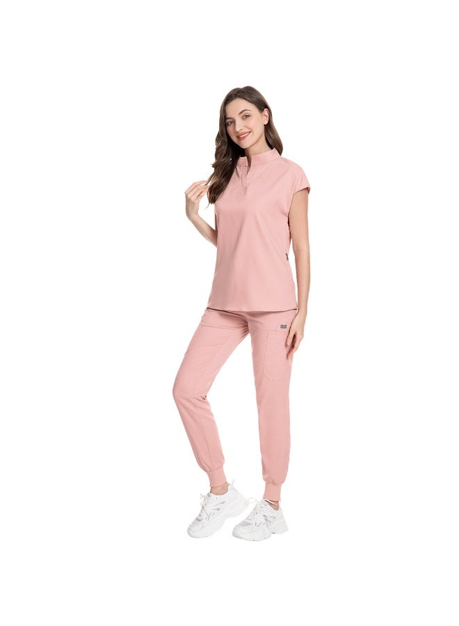 NIBEMINENT Medical Uniforms Women Scrubs Sets Nurse Nursing Work Clothes Beauty Salon Spa Work Clothes Surgical Suit Lab Hospital Overall - Image 1