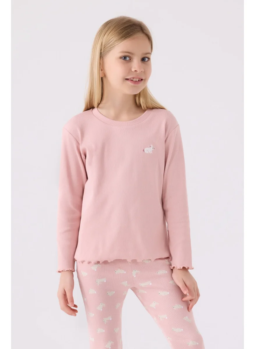 RolyPoly Girls Long Sleeve Pajama Set RP3458 Salmon