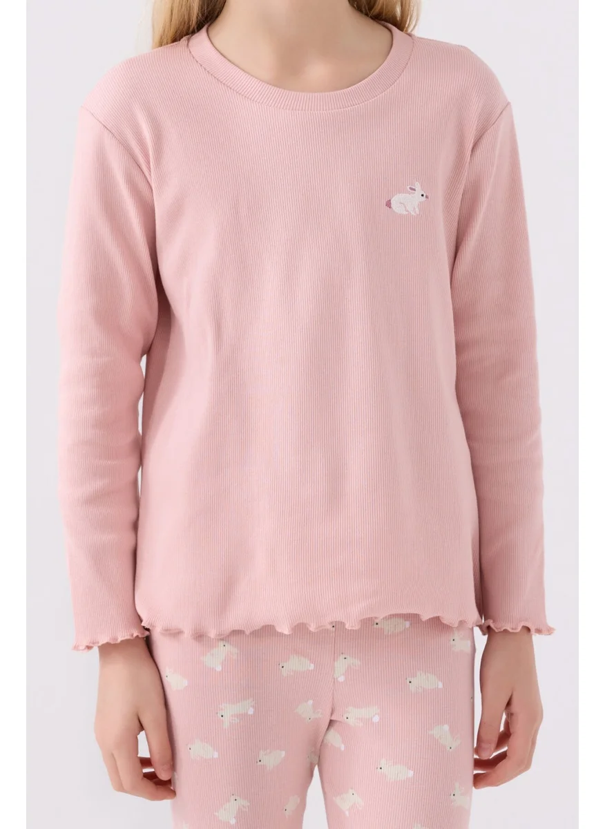 RolyPoly Girls Long Sleeve Pajama Set RP3458 Salmon