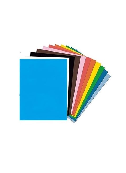 Multicolor Paper Bundle A4 100 Sheets 10 Different Color each 10 Sheets Mix color paper pack