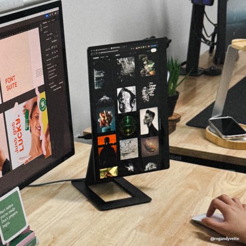 SOTSU FlipAction Go 14" Premium Portable Monitor SFA14PMSB | Robust but Lightweight | Tempered Glass Cover | 1080p | 400 Nits | 100% sRGB | 5W | Super Versatile | USB C or Mini HDMI - Image 2