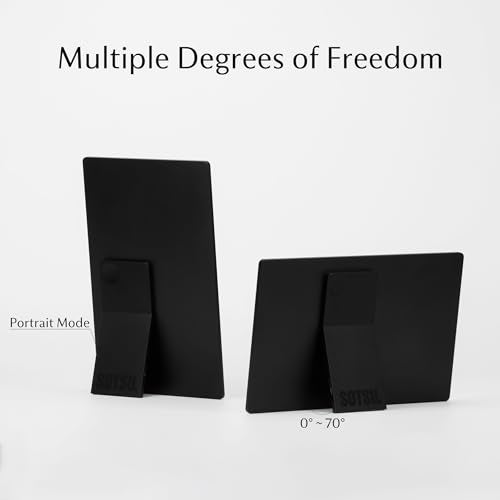 SOTSU FlipAction Go 14" Premium Portable Monitor SFA14PMSB | Robust but Lightweight | Tempered Glass Cover | 1080p | 400 Nits | 100% sRGB | 5W | Super Versatile | USB C or Mini HDMI - Image 3
