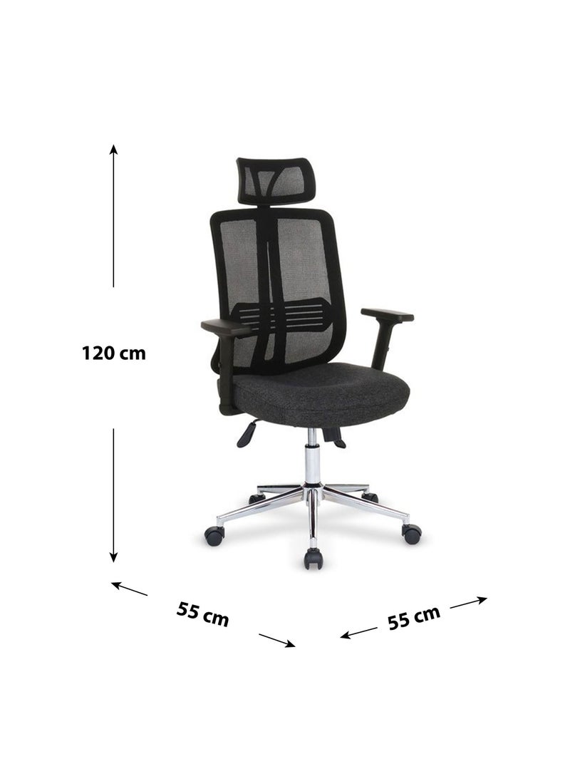 Director's office chair with a fivepointed nickel star