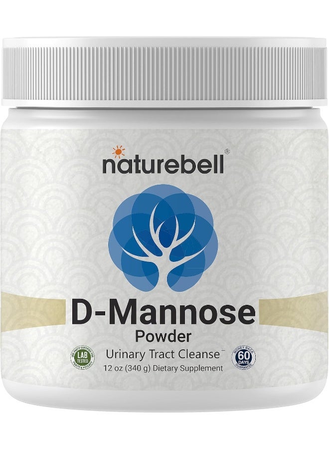 NatureBell Certified ORGANIC D-Mannose Powder, Urinary Tract Cleanse & Bladder Support, Fast-Acting & Long-Lasting Cleanse, All Natural. No GMOs or Additives. Vegan Friendly. - Image 1