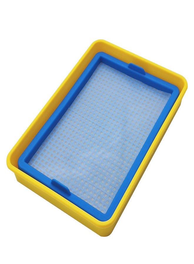 Worown Plastic Paper Making Frame Kit, Papermaking Mould, 5 x 7 Inch Screen for DIY Paper Making - Image 1