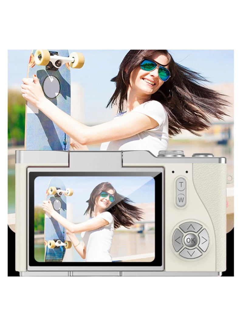 4K Digital Camera 48MP Vintage Camera 8X Zoom 180 Flip Screen - Image 3