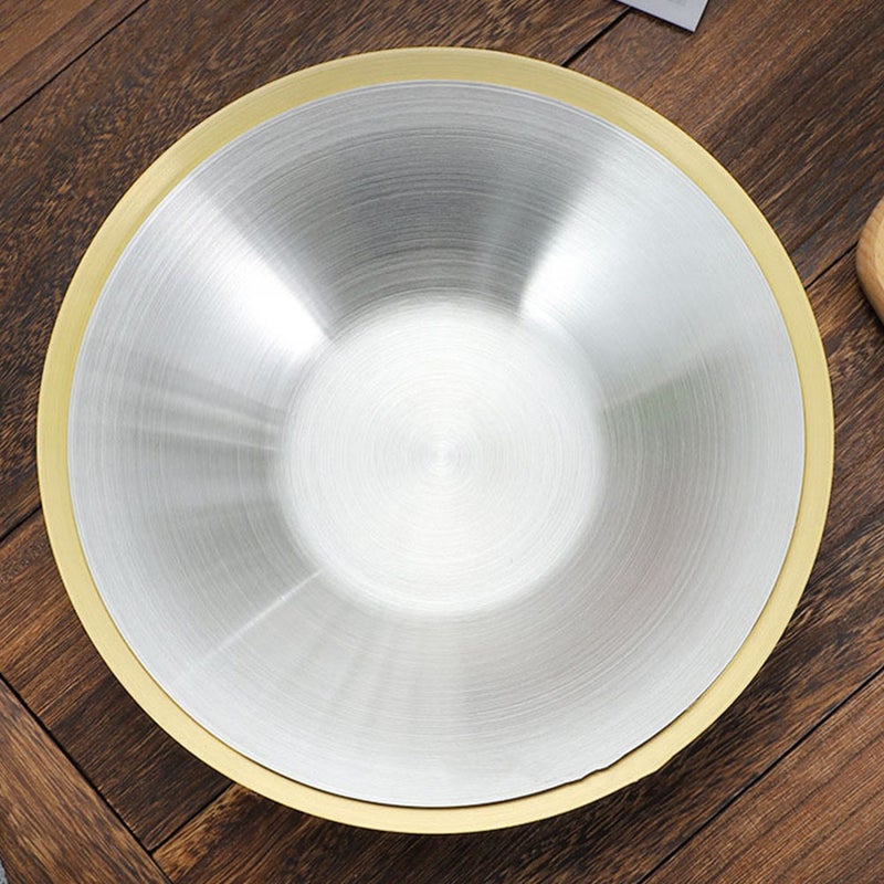 Stainless for Eating Stainless Steel Dish Round Dish Plate Cuisine Storage Plate - Image 4