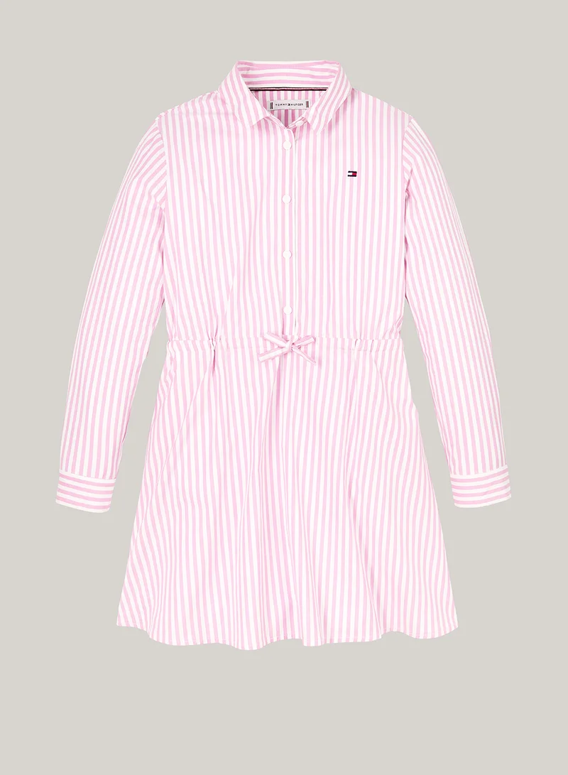TOMMY HILFIGER Striped Shirtdress Dress