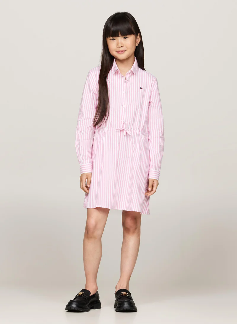 TOMMY HILFIGER Striped Shirtdress Dress