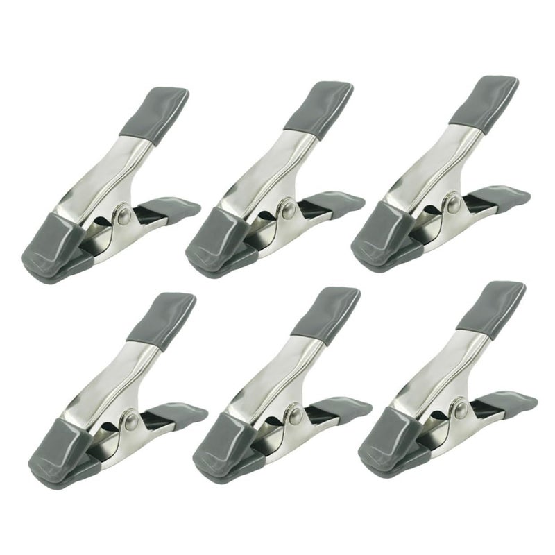Heavy Duty Photography Background Clips Set 4 Inch 6pcs Spring Clamps - Image 2