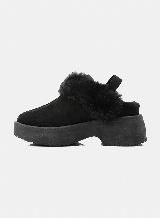 Dejavu Shoes GER-DVTX-004 Slip On Plain Suede Mules For Women - Image 4