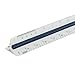 Pacific Arc Architectural Scale Ruler, 6" Scale Ruler for Architectural Designs, Engineering, or Drafting - Image 2
