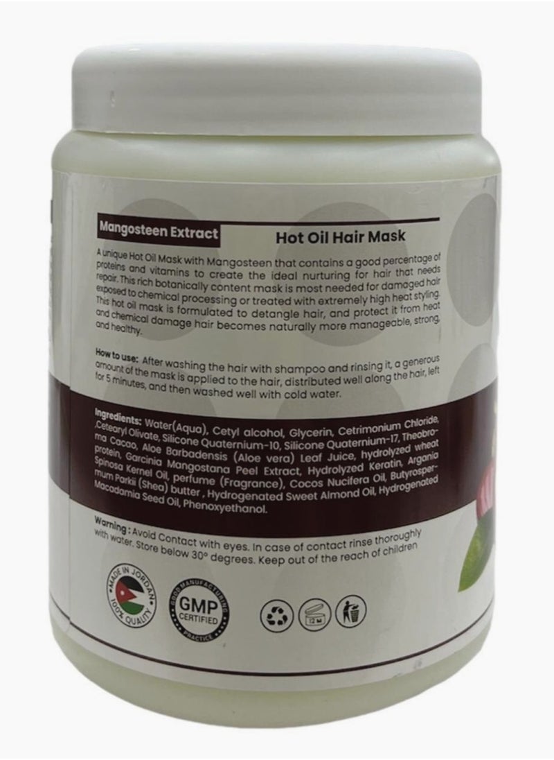 globalstar Globalstar Hot Oil Hair Mask Mangosteen Extract 1000ml  - Image 2