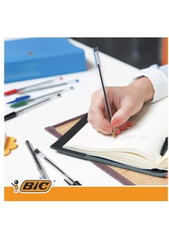 Bic 10-Piece Cristal Medium 1.0mm Tip Ballpoint Pen Black Ink  - Image 4