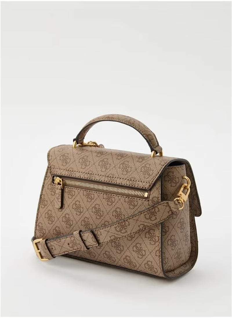 GUESS - Top Handle Flap Handbag - Image 1