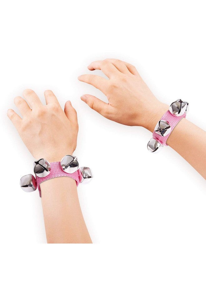 Augshy 24 Pcs Wrist Band Jingle Bells,12 Different Colors Musical Instruments Gift for Kids - Image 4