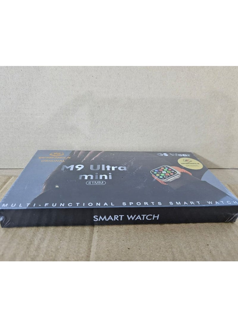 Winmax - smart watch M9 ultra Mini blutooth music hurt steps count 49mm large display seires 9 smart watches - Image 1