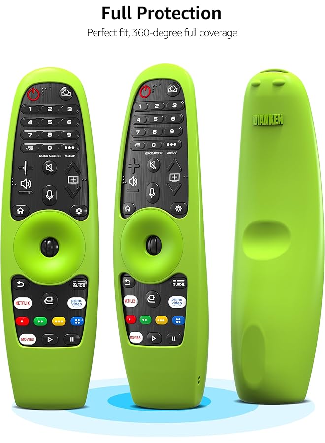 erorex 1 Pcs Glow Protective Cover For Lg An Mr600 Lg An Mr650 An Mr18Ba An Mr19Ba Remote Control Case For Lg Smart Tv Silicone Case Anti Drop Slip Scratch Dust Water Green  - Image 2