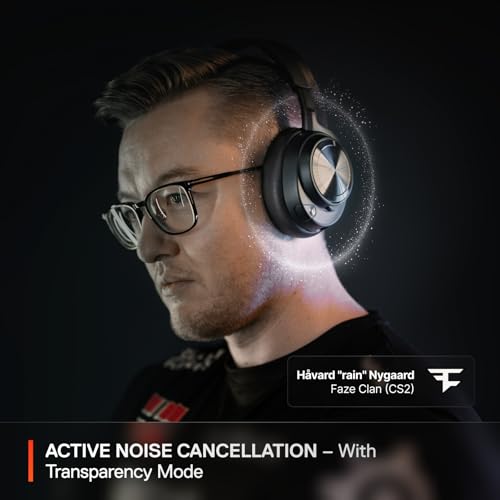 SteelSeries Arctis Nova Pro Wireless Multi-System Gaming Headset - Premium Hi-Fi Drivers - Active Noise Cancellation - Infinity Power System - ClearCast Gen 2 Mic - PS5, PS4, PC, Switch, Mobile - Image 3