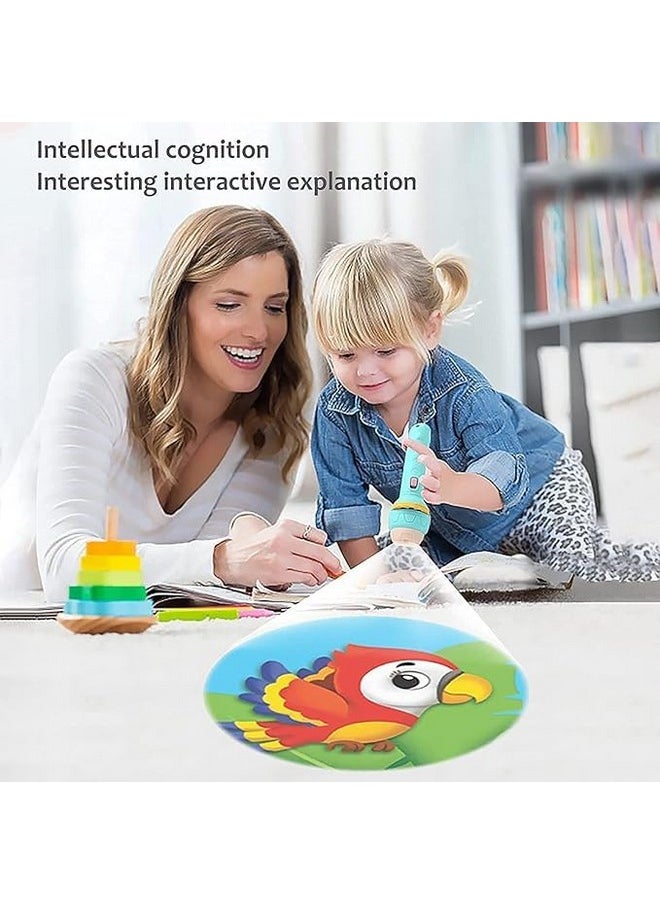 Goyal's - Goyal's 3 Slide Projector Flashlight Torch with 24 Patterns, Including ABCD Alphabets, Animals, Fruits Slides - Image 1