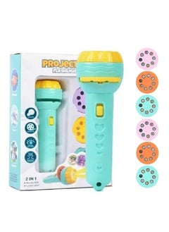 Goyal's 3 Slide Projector Flashlight Torch with 24 Patterns, Including ABCD Alphabets, Animals, Fruits Slides