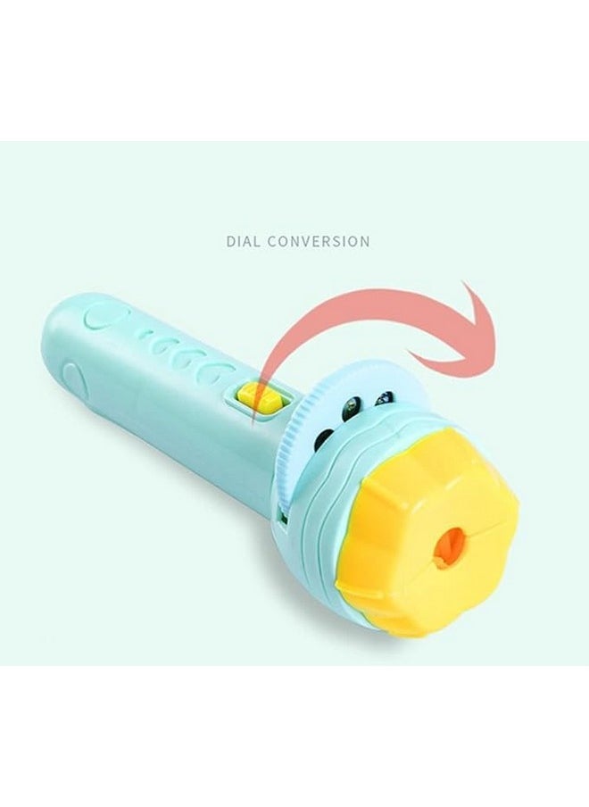 Goyal's - Goyal's 3 Slide Projector Flashlight Torch with 24 Patterns, Including ABCD Alphabets, Animals, Fruits Slides - Image 1