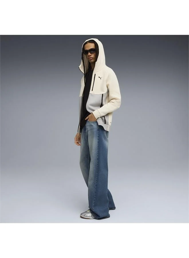 Puma Alpine Snow-Gray Echo PUMATECH Full-Zip Hoodie Men for Men | Best Price UAE