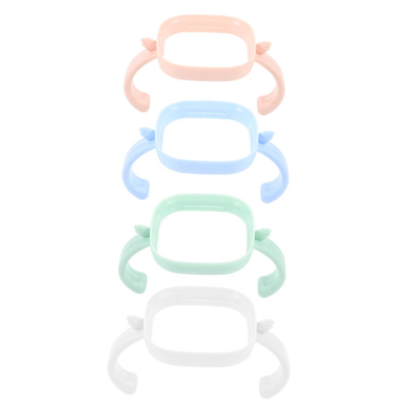 4 Pack Baby Bottle Holder Grip Handle Easy Install Practical Feeding Accessory - Image 2