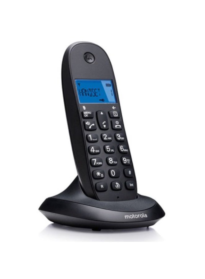 Motorola C1001CB Cordless Phone - Black - Image 2