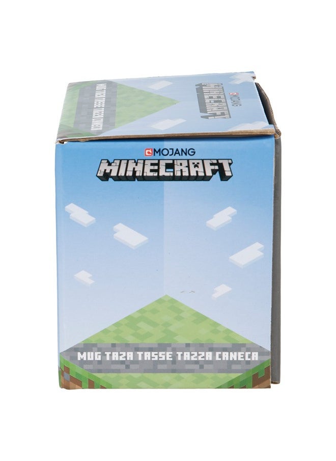 STOR STOR Mojang Mug Ceramic Minecraft 325Ml With Handle| Set Of 1 Pcs Tea/Coffee Round Shape| Microwave & Dishwasher Safe, Freezer Safe | Ideal For Daily Use Coffee, Tea, Milk & Gifting | Color Multicolor  - Image 4