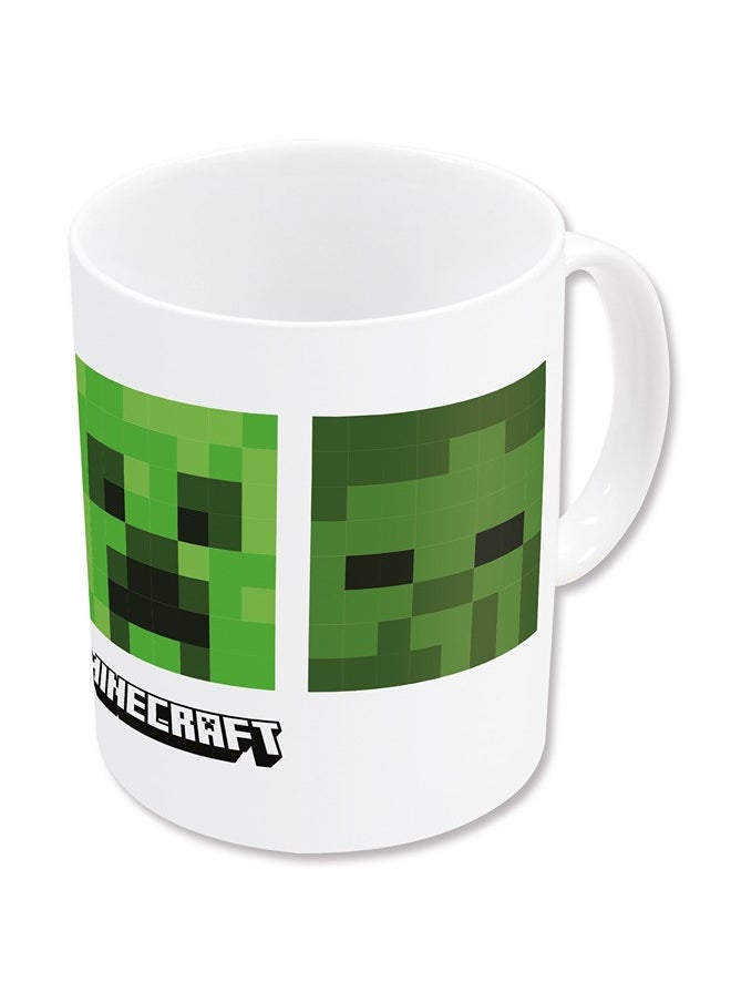 STOR STOR Mojang Mug Ceramic Minecraft 325Ml With Handle| Set Of 1 Pcs Tea/Coffee Round Shape| Microwave & Dishwasher Safe, Freezer Safe | Ideal For Daily Use Coffee, Tea, Milk & Gifting | Color Multicolor  - Image 2
