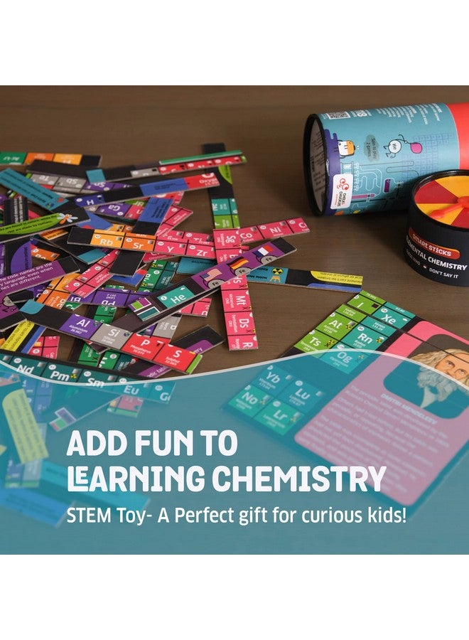 Chalk and Chuckles Science Toys, Smart Sticks Elemental Chemistry Game for Kids Age 8-10-12-14 Years, Gift for Boys and Girls 8-12 Year Old, STEM Puzzle and Game - Image 2