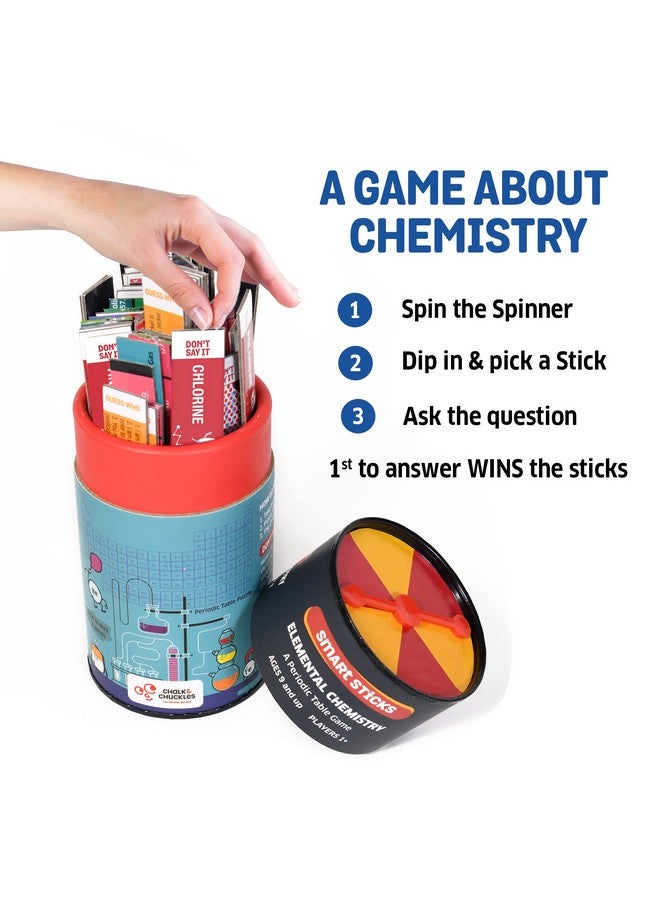 Chalk and Chuckles Science Toys, Smart Sticks Elemental Chemistry Game for Kids Age 8-10-12-14 Years, Gift for Boys and Girls 8-12 Year Old, STEM Puzzle and Game - Image 3
