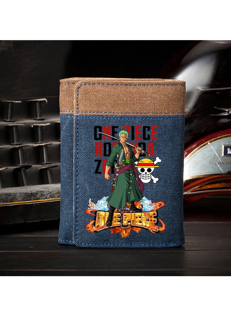 KUYING - New ONE PIECE Canvas Vertical Wallet - Image 1