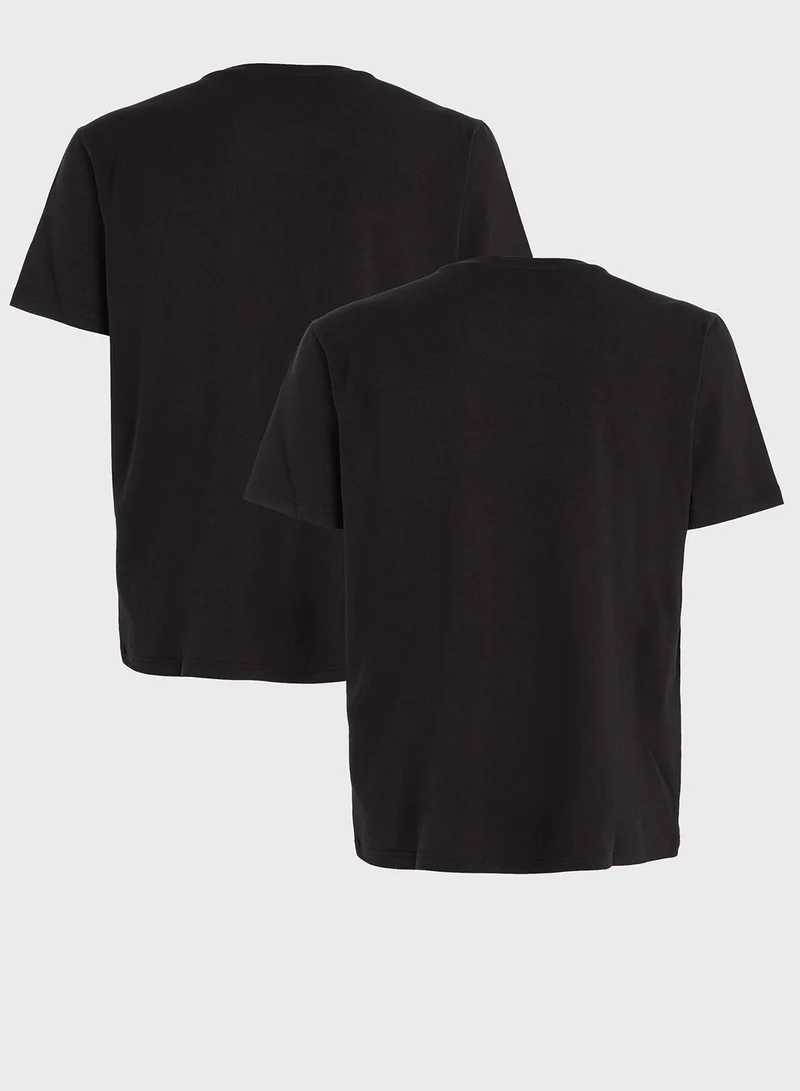 TOMMY HILFIGER 2 Pack Essential Crew Neck T-Shirt