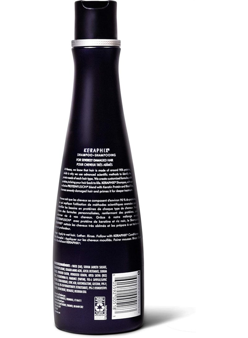 Nexxus Keraphix Shampoo for Damaged Hair Keraphix with ProteinFusion Silicone-Free with Keratin Protein and Black Rice 13.5 oz - Image 5