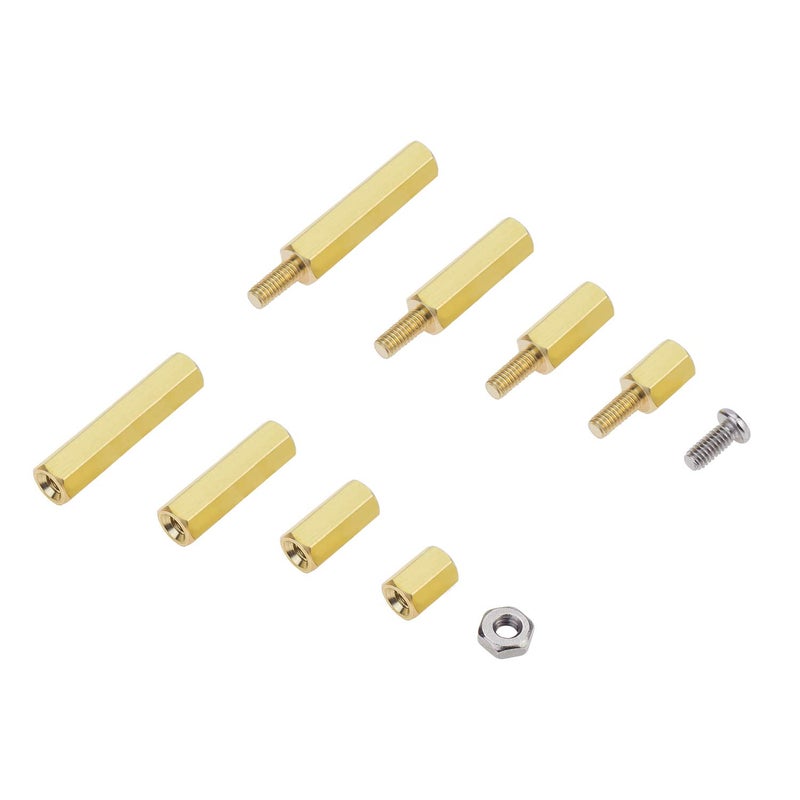 Sutemribor M2.5 Male Female Hex Brass Spacer Standoff Screw Nut Assortment Kit (180Pcs) - Image 5