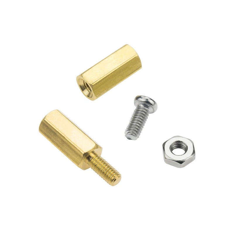 Sutemribor M2.5 Male Female Hex Brass Spacer Standoff Screw Nut Assortment Kit (180Pcs) - Image 4