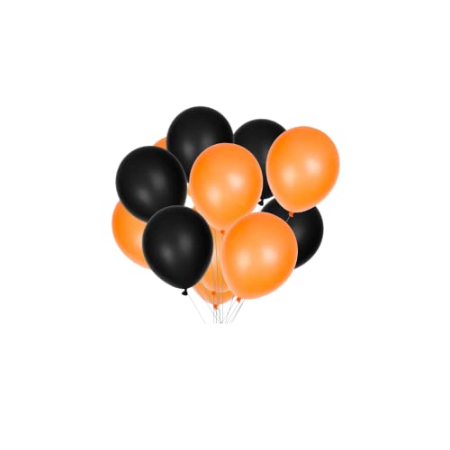 FI - FLICK IN Latex 23 Pcs Basketball Birthday Decoration Items Basket Ball Foil Balloon Set Orange & Black Metallic Balloons (Pack of 23, Multicolor) - Image 3