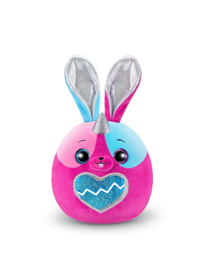 Rainbocorns Rainbocorns Eggzania Surprise Mania Series 1 (Bunny) by ZURU, Collectible Plush Stuffed Animal, Surprise Eggs, 5 Mini Eggs, Stickers, DIY Jewelry, Slime, Ages 3+ for Girls, Children - Image 4