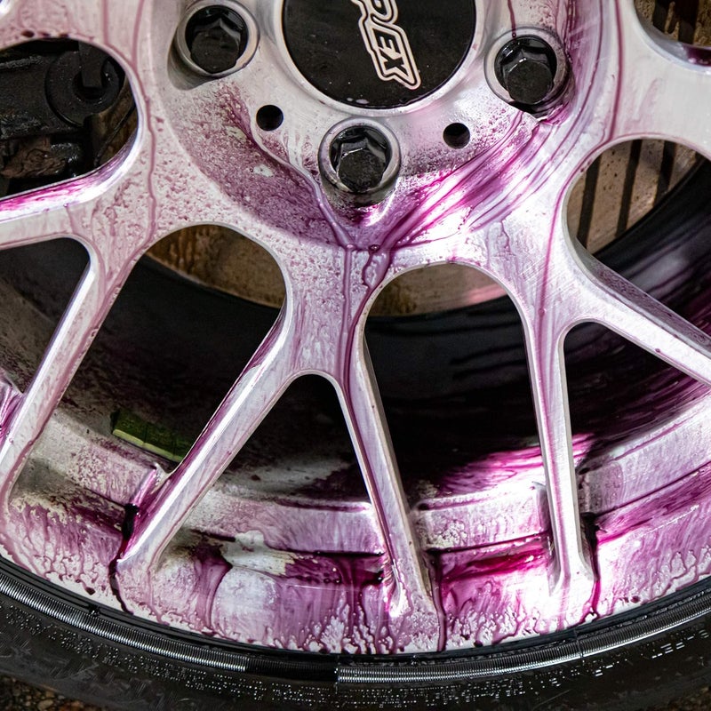 Gyeon Iron Redefined Iron Remover Fallout Cleaner for Car Paint Wheels Glass pH Neutral Color Changing Formula Removes Brake Dust Rust & Rail Dust Powerful Auto Detailing Surface Decontamination - Image 3