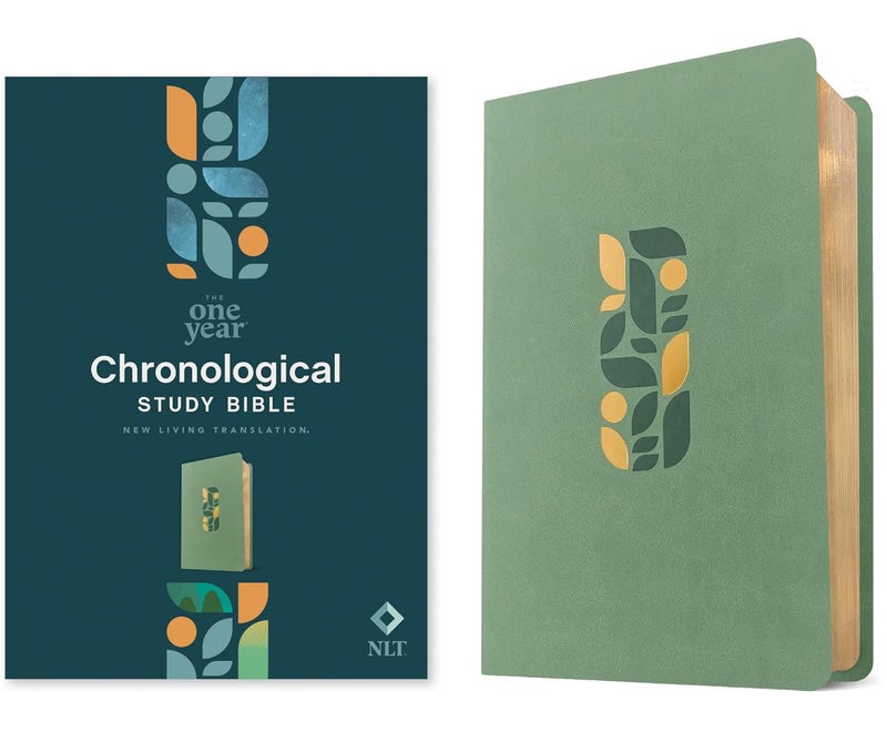 NLT One Year Chronological Study Bible (Sage) - Image 1