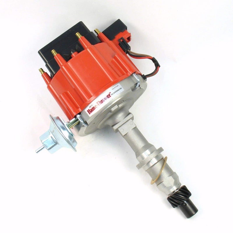 Pertronix D1201 Flame-Thrower Distributor HEI with Red Cap for Pontiac Small Block/Big Block - Image 3