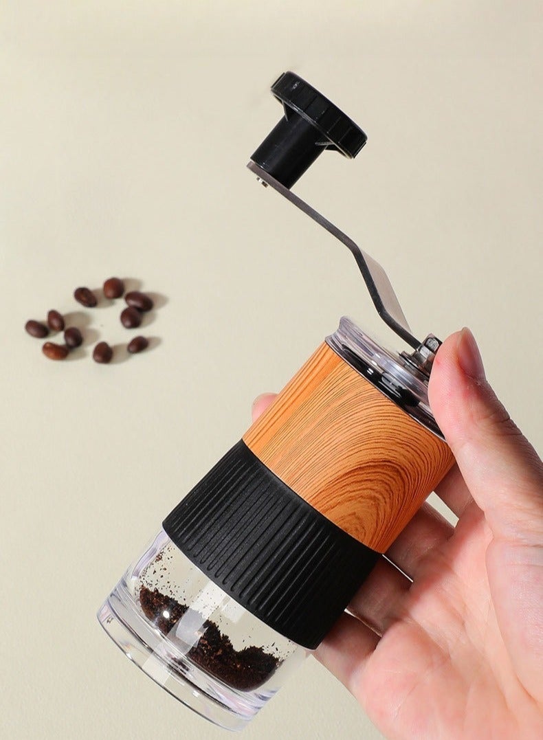 Portable Manual Coffee Grinder Conical Burr,Double Bearing Internal Adjustment Capacity 12g For All Coarseness From Espresso To French Press - Image 3