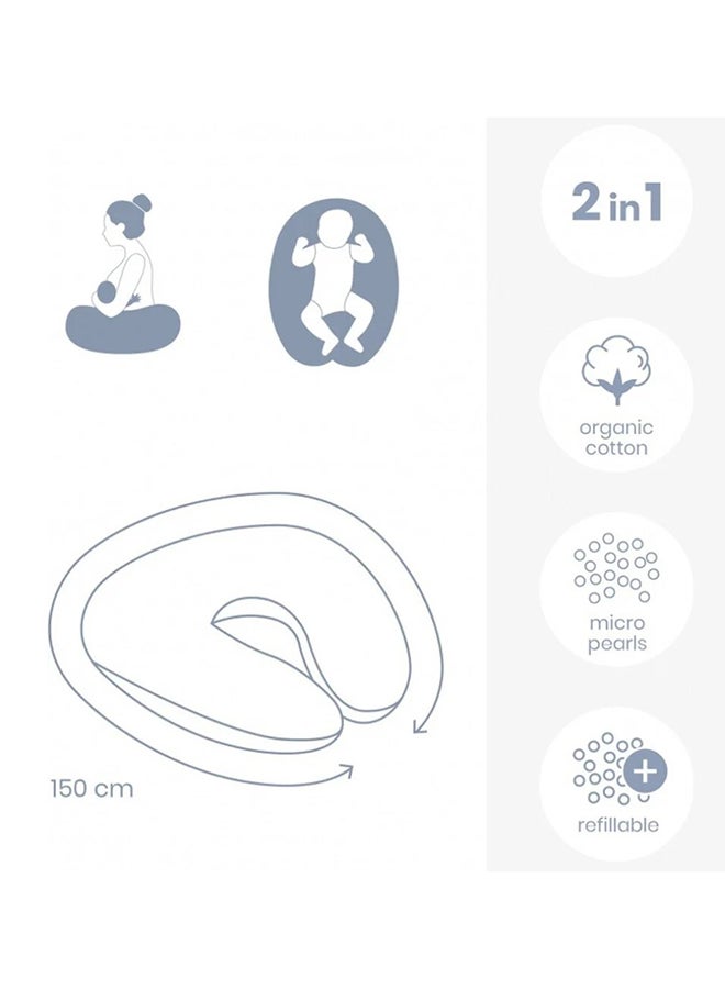 Doomoo Buddy Jersey Sand Baby Support Cushion - Image 3