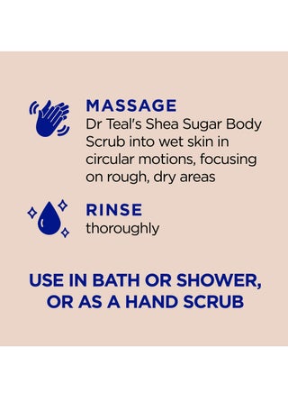 Shea Sugar Body Scrub with Shea Butter & Almond Oil for Gentle Exfoliation - Deeply Moisturizes & Smooths Skin with Macadamia Oil (538 g) - view 5